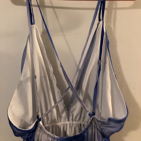 Fashion Nova Ombre Sheer Maxi Dress With Shorts - Picture 4 of 7